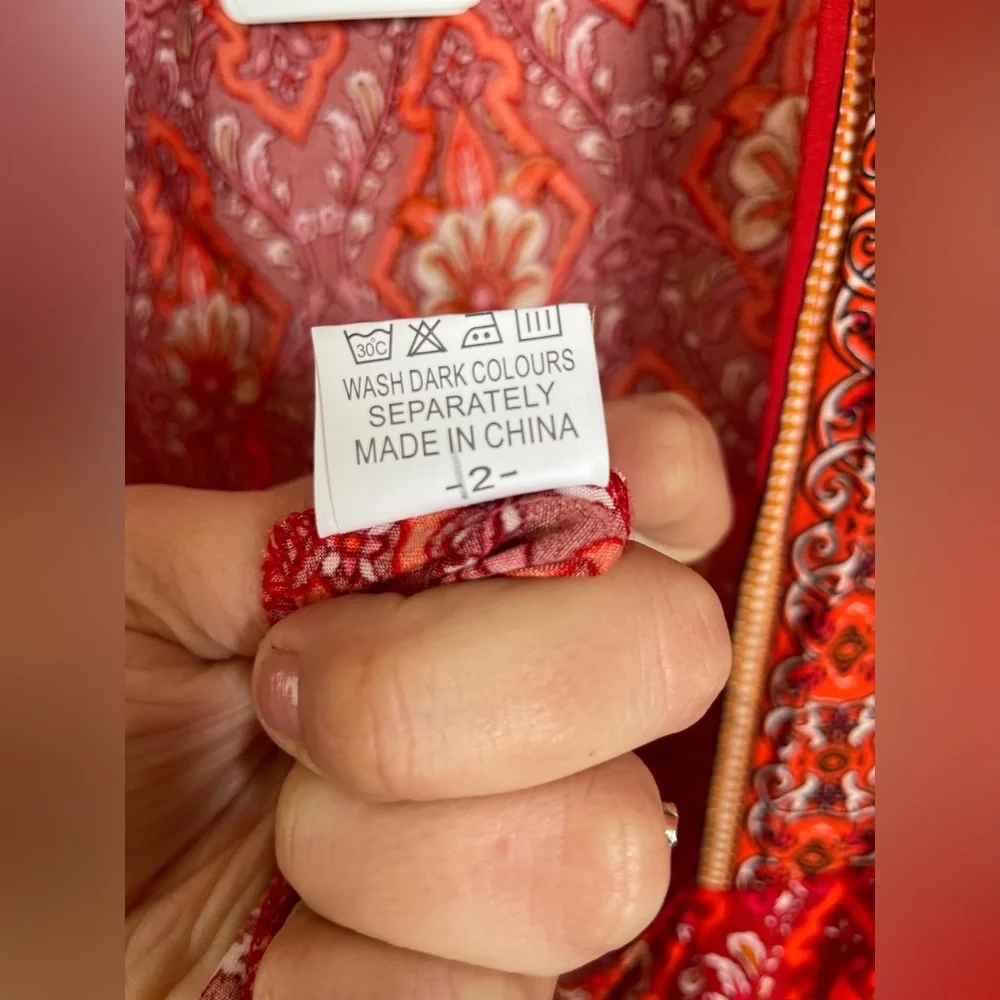 NWT Boho Maxi Wrap Dress - Small/Medium - Picture 9 of 16